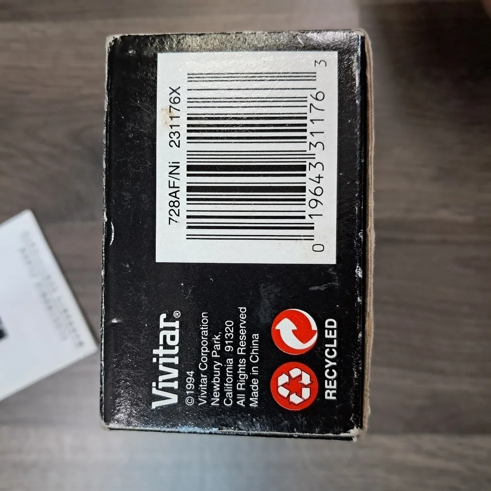 VIVITAR AUTO FOCUS ZOOM FLASH 728AF M-231177X Nikkon AF Original Box